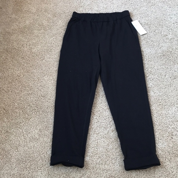 NWT! EILEEN FISHER Size XXS/TTP black slim pants - Picture 1 of 8